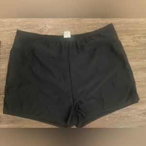 Island Pearls Black Swim Shorts size 20